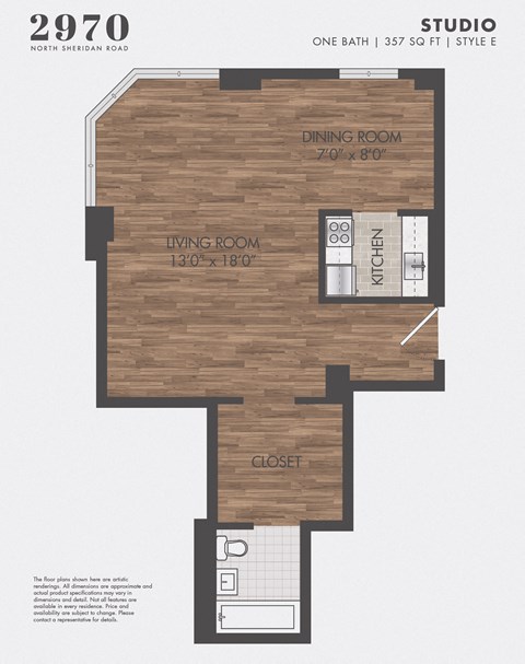 2970 N Sheridan Road Studio-1 Bed Apartment for Rent - Photo Gallery 15